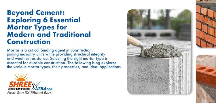 Beyond Cement: Exploring 6 Essential Mortar Types for Modern and Traditional Construction