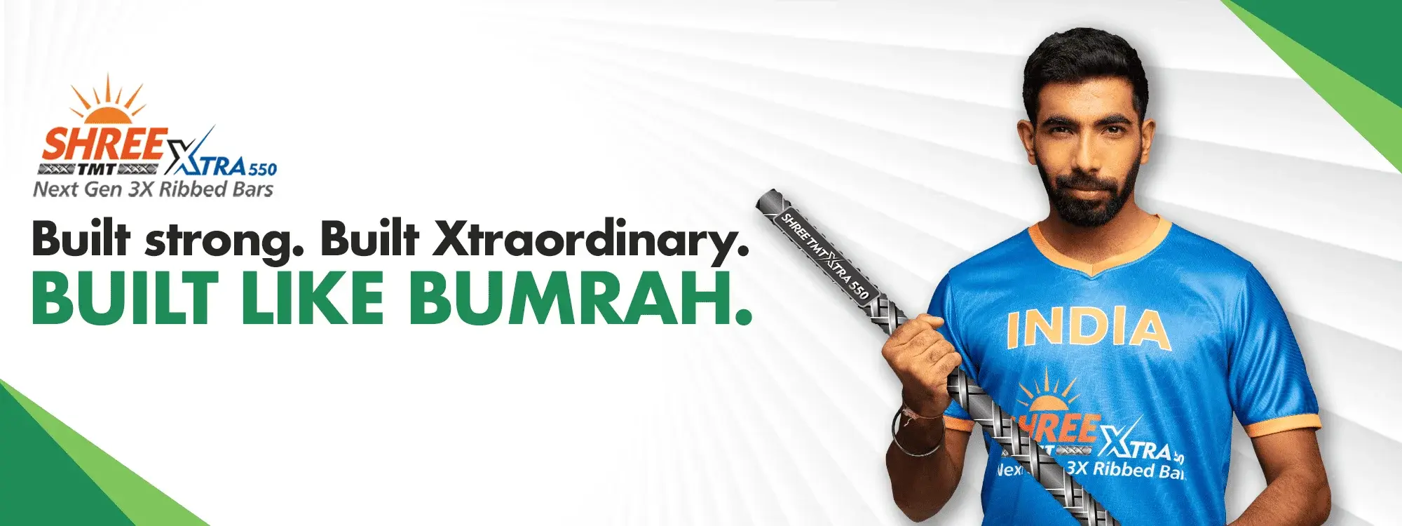 Build Strong build Xtraordinary Build like bumrah